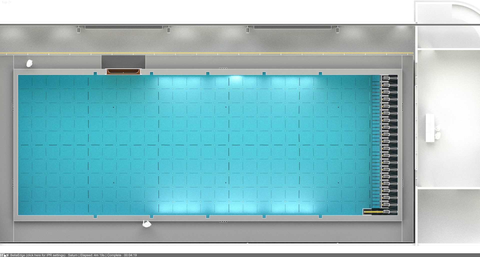 Rendering of the 7Waves Oceanlab wave basin